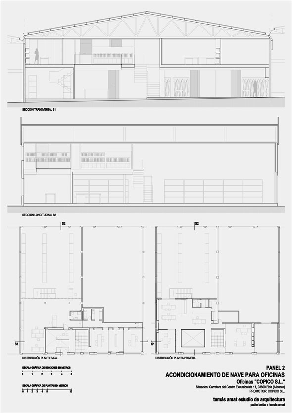 Proyecto de arquitectura e interiorismo para COPICO. Panel informativo 2